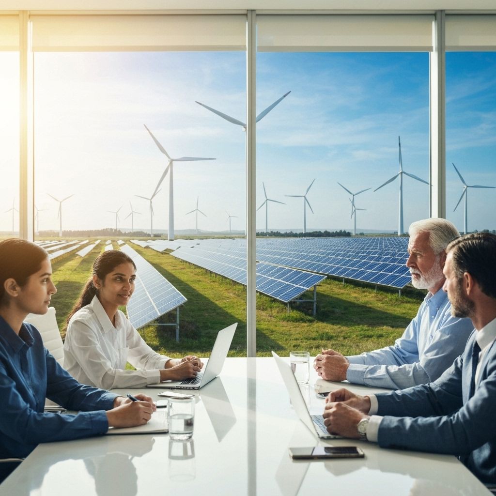 Renewable energy consultation background